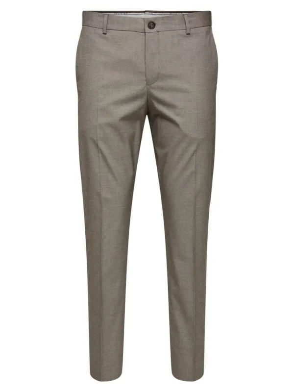 Bukser | Jakkesæt & Blazers>SELECTED SLIM FIT BUKSER Brown