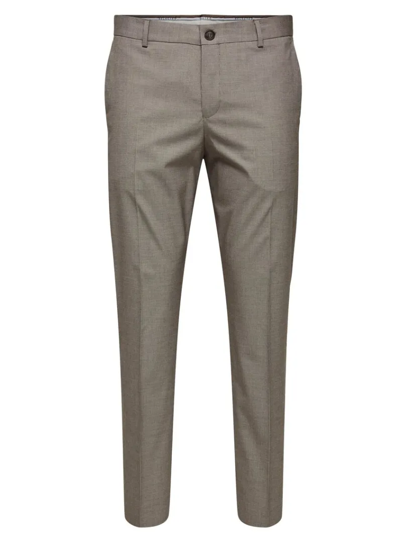 slim_fit_bukser_4-13.webp Bukser | Jakkesæt & Blazers>SELECTED SLIM FIT BUKSER Brown