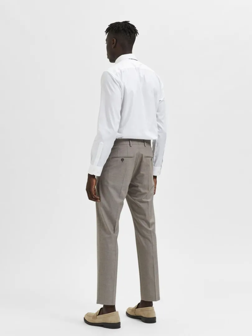 slim_fit_bukser_5-11.webp Bukser | Jakkesæt & Blazers>SELECTED SLIM FIT BUKSER Brown