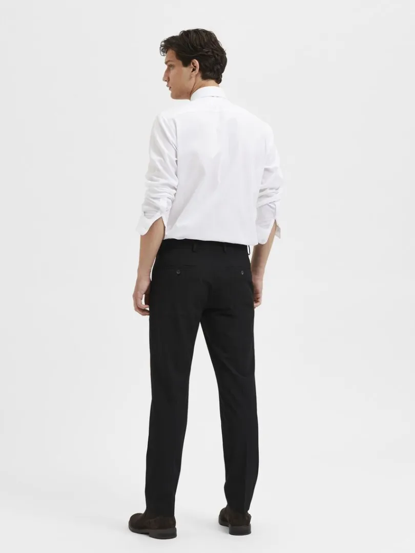 slim_fit_bukser_5-6.webp Bukser | Jakkesæt & Blazers>SELECTED 175 SLIM FIT BUKSER Black