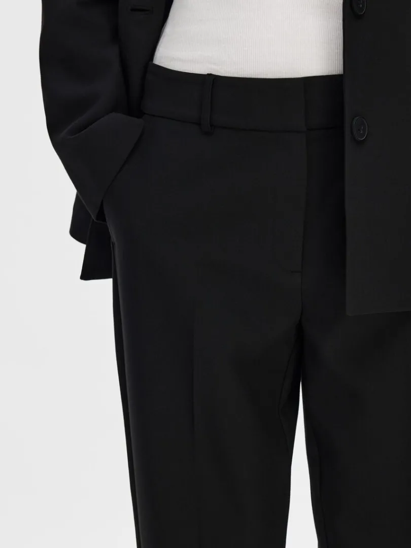 slim_fit_cropped_bukser_3.webp Bukser | Jakkesæt & Blazers>SELECTED SLIM FIT CROPPED BUKSER Black