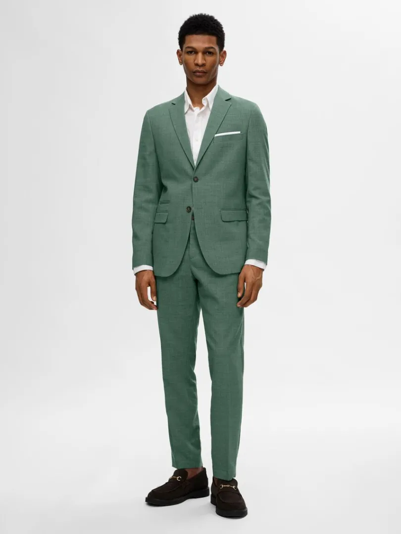 slim_fit_enkeltradet_blaz_2-3.webp Jakkesæt & Blazers>SELECTED SLIM FIT ENKELTRADET BLAZER Green