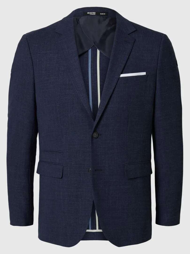 slim_fit_enkeltradet_blaz_4-5.webp Jakkesæt & Blazers>SELECTED SLIM FIT ENKELTRADET BLAZER Blue
