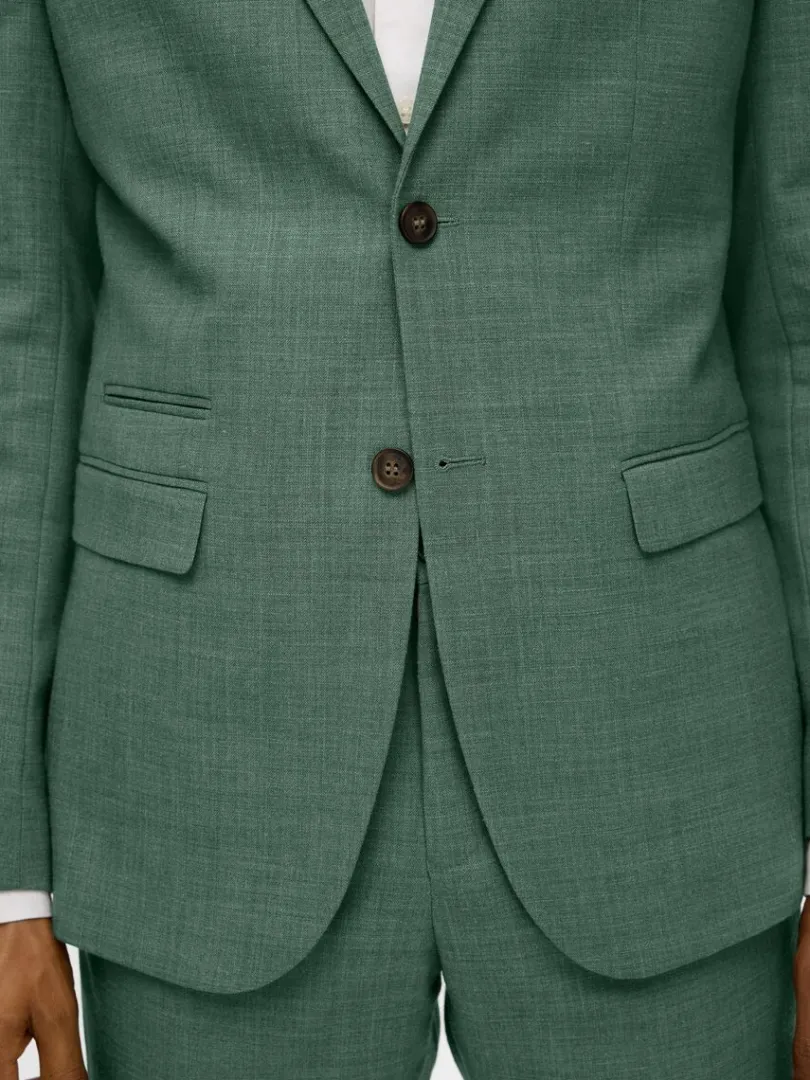 slim_fit_enkeltradet_blaz_5-3.webp Jakkesæt & Blazers>SELECTED SLIM FIT ENKELTRADET BLAZER Green