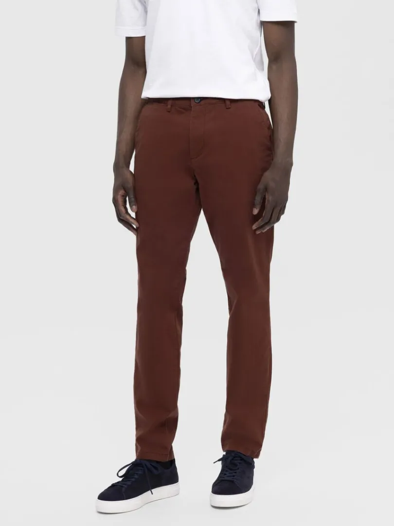 slim_fit_flex_chinos_0-10.webp Bukser>SELECTED 175 SLIM FIT FLEX CHINOS Brown