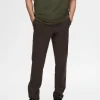 Bukser>SELECTED 175 SLIM FIT FLEX CHINOS Brown