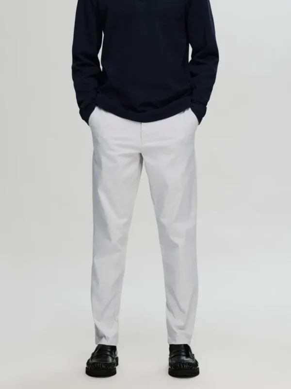 Bukser>SELECTED 175 SLIM FIT FLEX CHINOS Grey