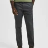 Bukser>SELECTED 175 SLIM FIT FLEX CHINOS Grey