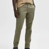 Bukser>SELECTED 175 SLIM FIT FLEX CHINOS Brown