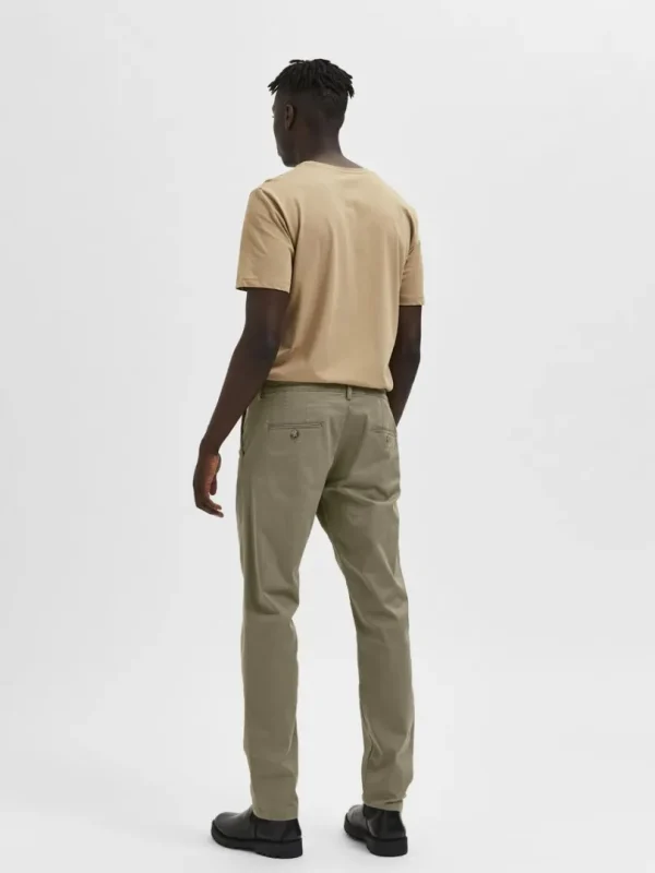 Bukser>SELECTED 175 SLIM FIT FLEX CHINOS Brown