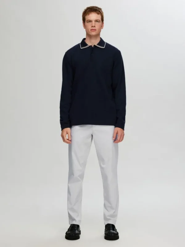 Bukser>SELECTED 175 SLIM FIT FLEX CHINOS Grey