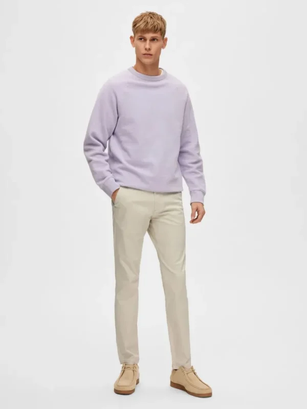 Bukser>SELECTED 175 SLIM FIT FLEX CHINOS Beige