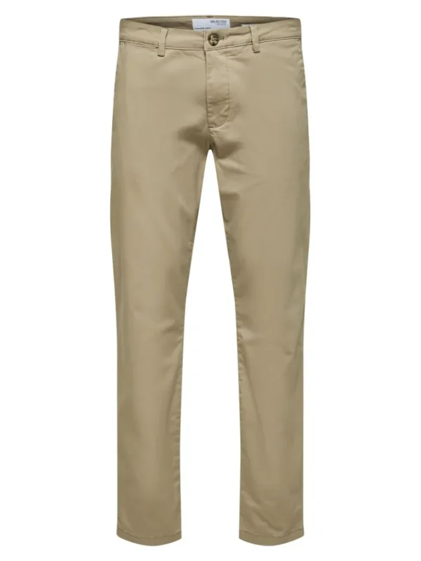 Bukser>SELECTED 175 SLIM FIT FLEX CHINOS Brown