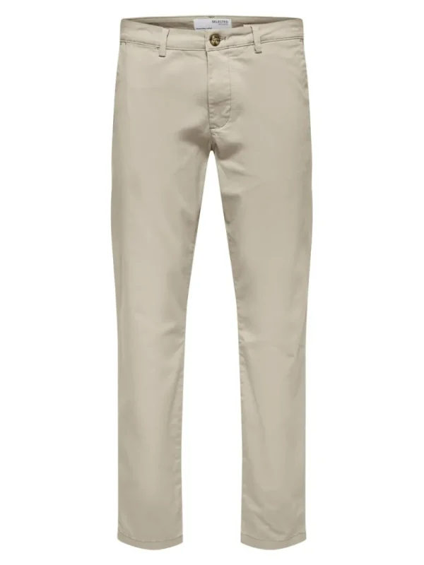 Bukser>SELECTED 175 SLIM FIT FLEX CHINOS Beige