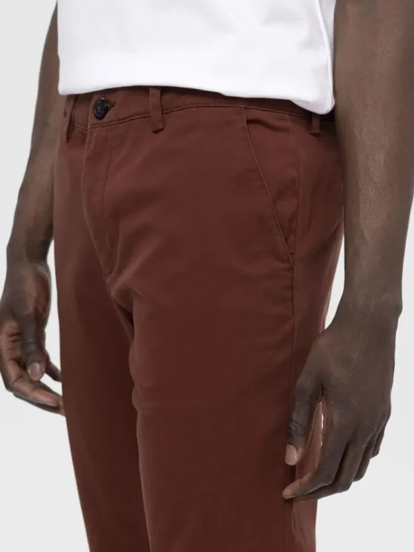 Bukser>SELECTED 175 SLIM FIT FLEX CHINOS Brown