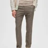 Bukser | Jakkesæt & Blazers>SELECTED SLIM FIT HABITBUKSER Brown