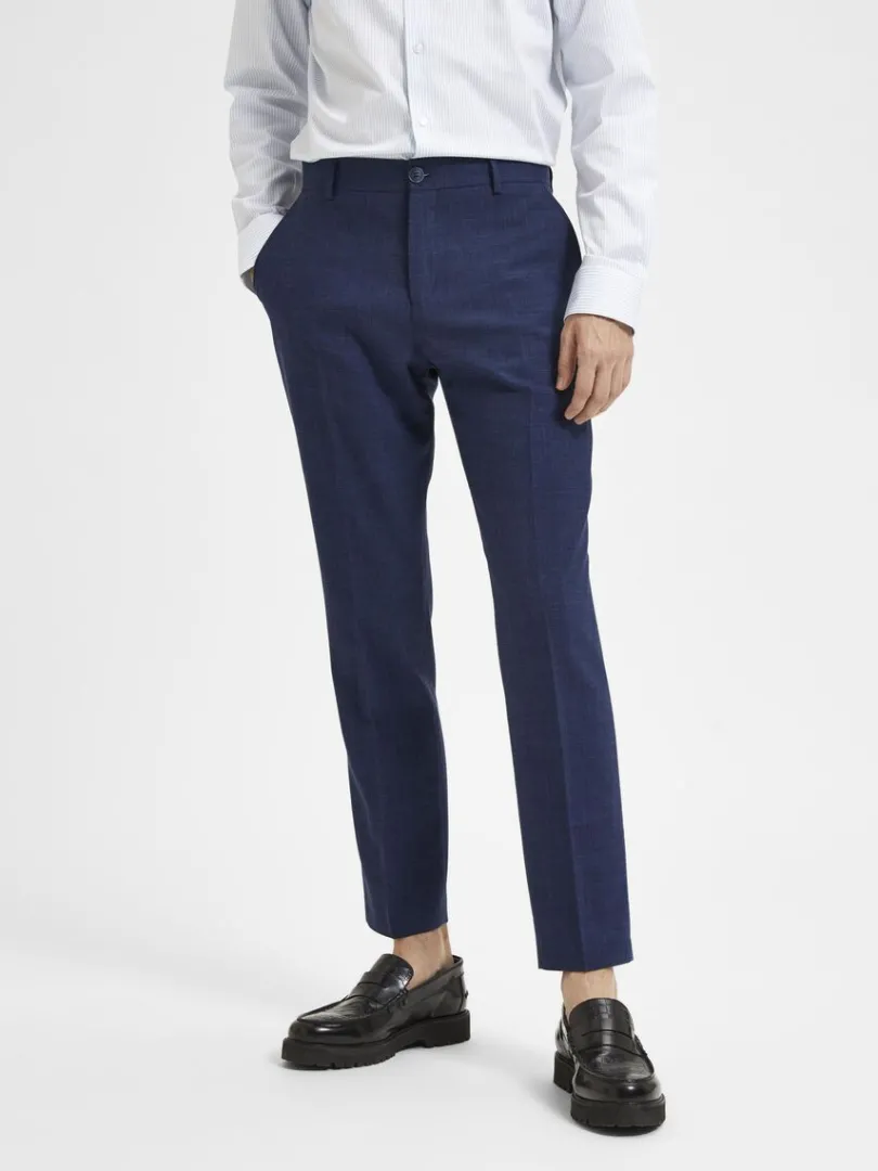 slim_fit_habitbukser_0-11.webp Bukser | Jakkesæt & Blazers>SELECTED SLIM FIT HABITBUKSER Blue