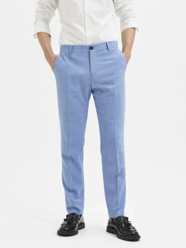 Bukser | Jakkesæt & Blazers>SELECTED SLIM FIT HABITBUKSER Blue