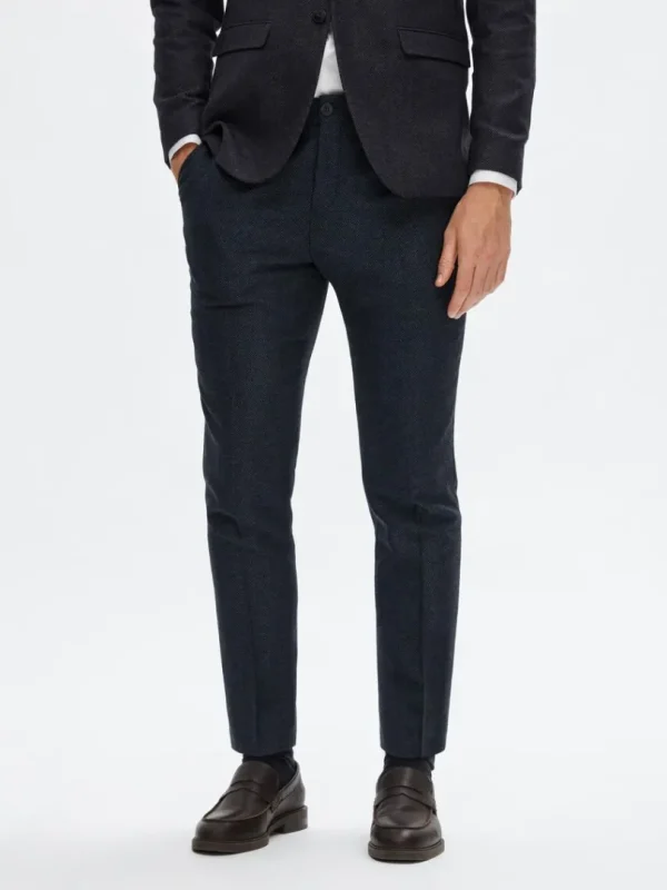 Bukser | Jakkesæt & Blazers>SELECTED SLIM FIT HABITBUKSER Blue
