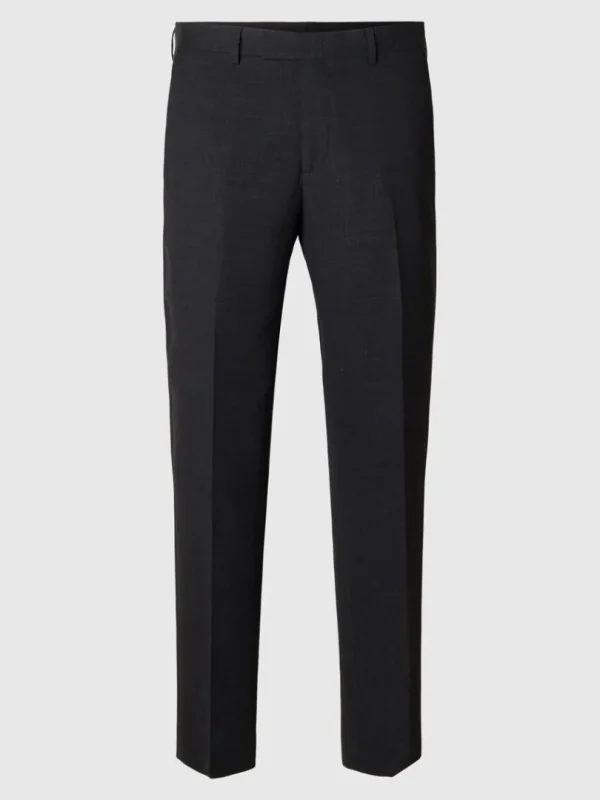 Bukser | Jakkesæt & Blazers>SELECTED SLIM FIT HABITBUKSER Black