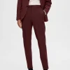 Bukser | Jakkesæt & Blazers>SELECTED SLIM FIT HABITBUKSER Red