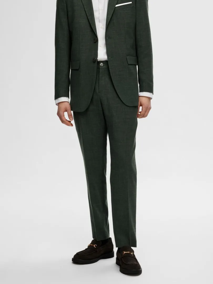 slim_fit_habitbukser_0-4.webp Bukser | Jakkesæt & Blazers>SELECTED SLIM FIT HABITBUKSER Green