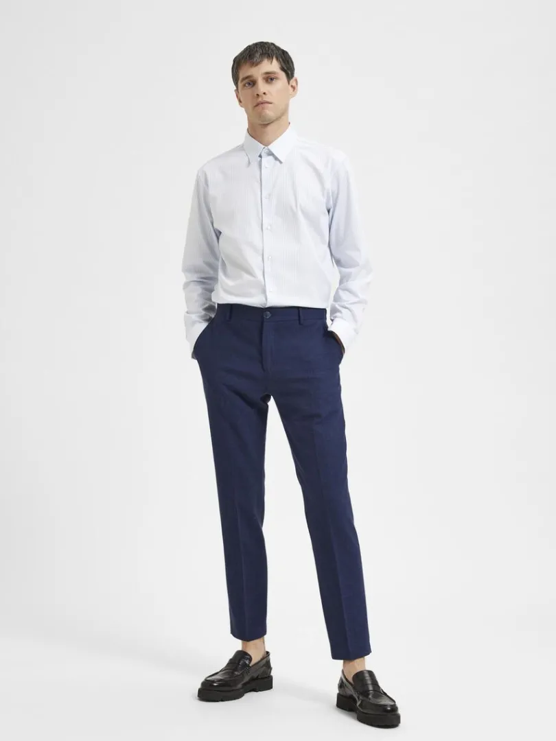 slim_fit_habitbukser_1-10.webp Bukser | Jakkesæt & Blazers>SELECTED SLIM FIT HABITBUKSER Blue