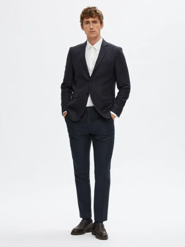 Bukser | Jakkesæt & Blazers>SELECTED SLIM FIT HABITBUKSER Blue