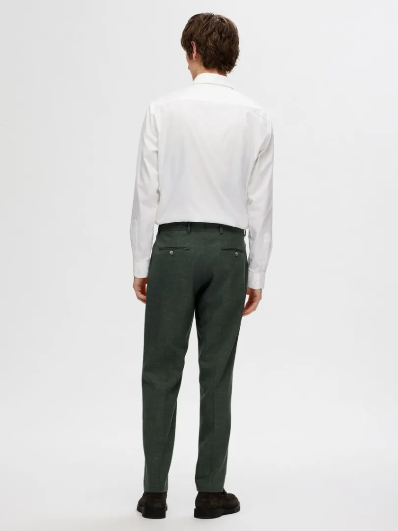 slim_fit_habitbukser_1-3.webp Bukser | Jakkesæt & Blazers>SELECTED SLIM FIT HABITBUKSER Green