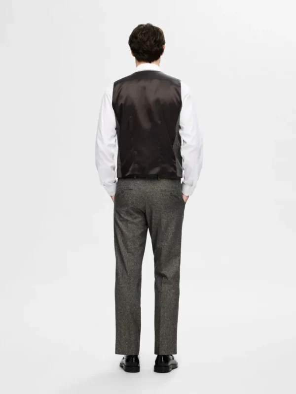Bukser | Jakkesæt & Blazers>SELECTED SLIM FIT HABITBUKSER Grey