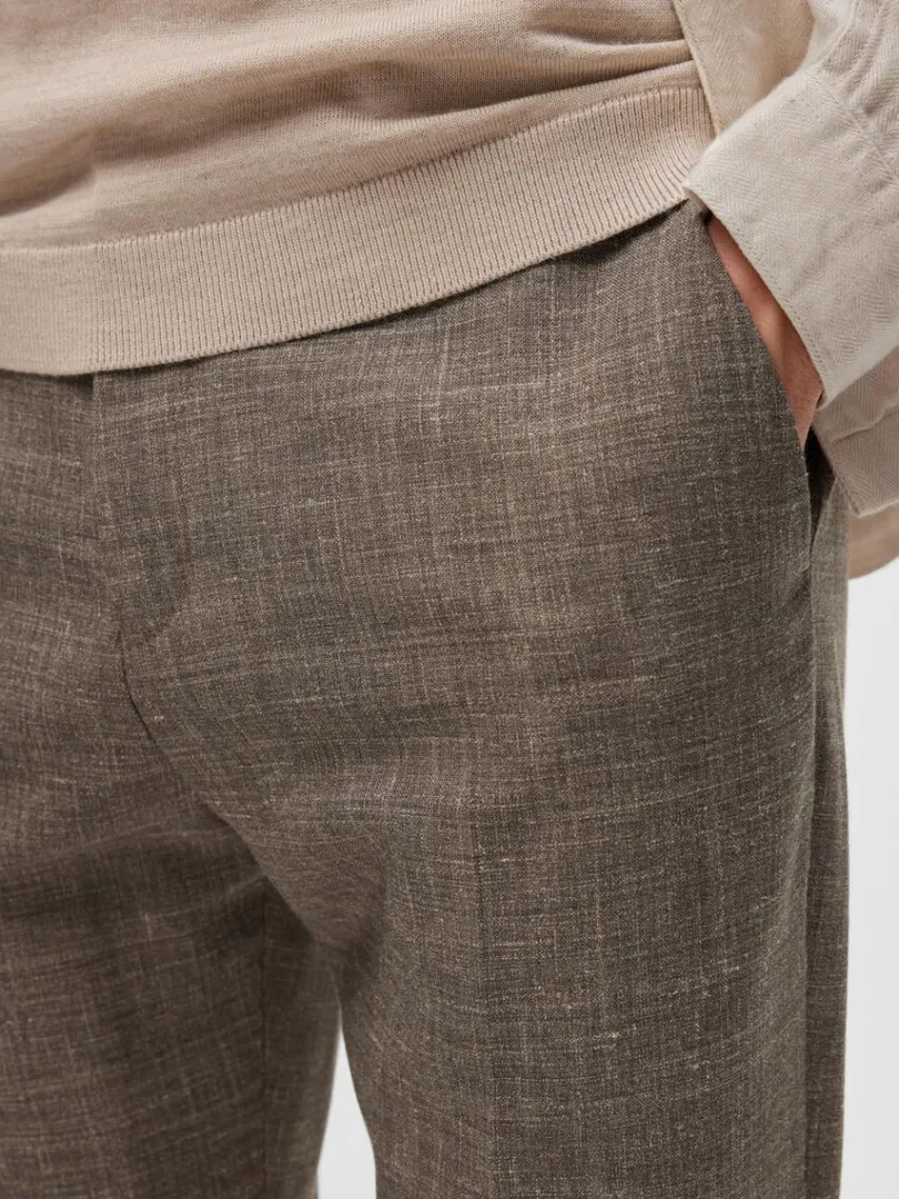slim_fit_habitbukser_3-8.webp Bukser | Jakkesæt & Blazers>SELECTED SLIM FIT HABITBUKSER Brown