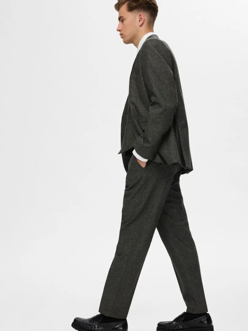 slim_fit_habitbukser_3.webp Bukser | Jakkesæt & Blazers>SELECTED SLIM FIT HABITBUKSER Green