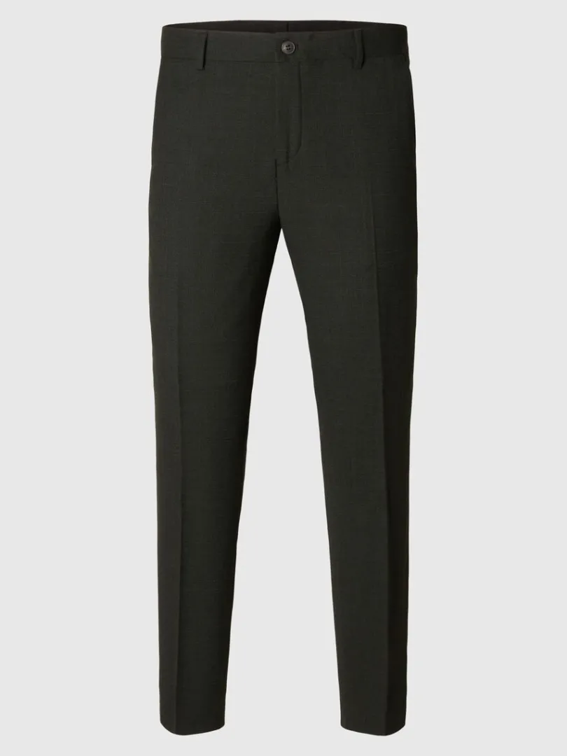 slim_fit_habitbukser_4-1.webp Bukser | Jakkesæt & Blazers>SELECTED SLIM FIT HABITBUKSER Green