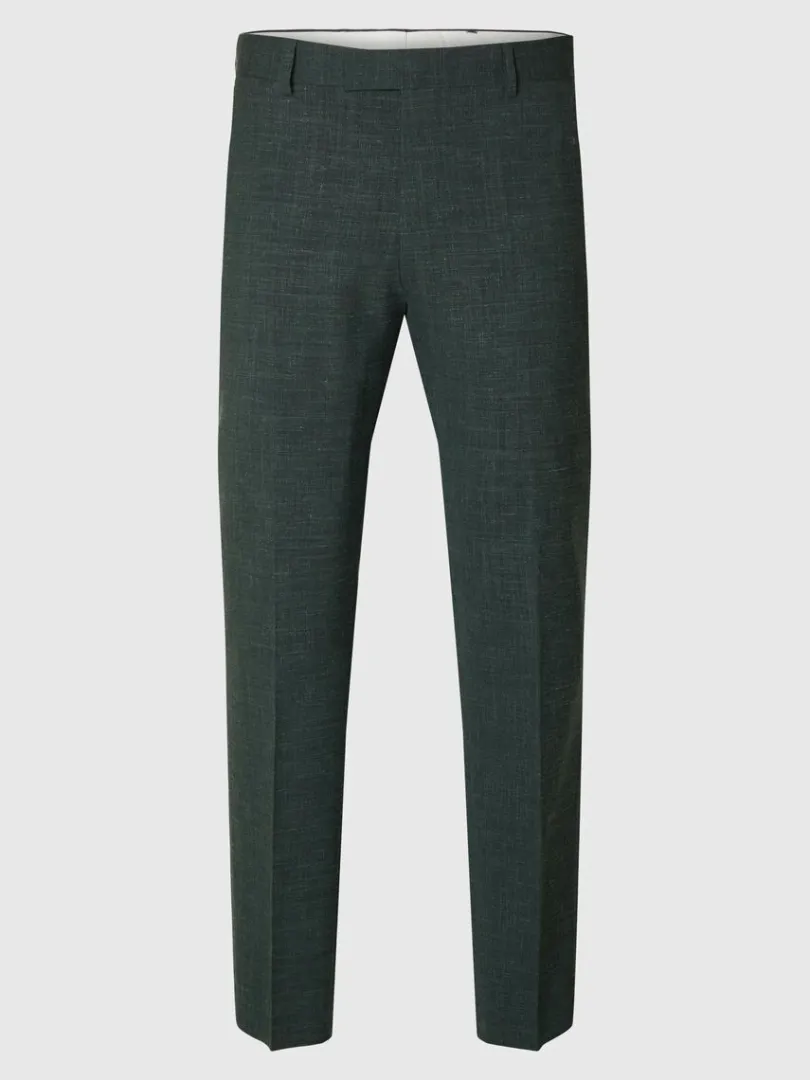 slim_fit_habitbukser_4-3.webp Bukser | Jakkesæt & Blazers>SELECTED SLIM FIT HABITBUKSER Green