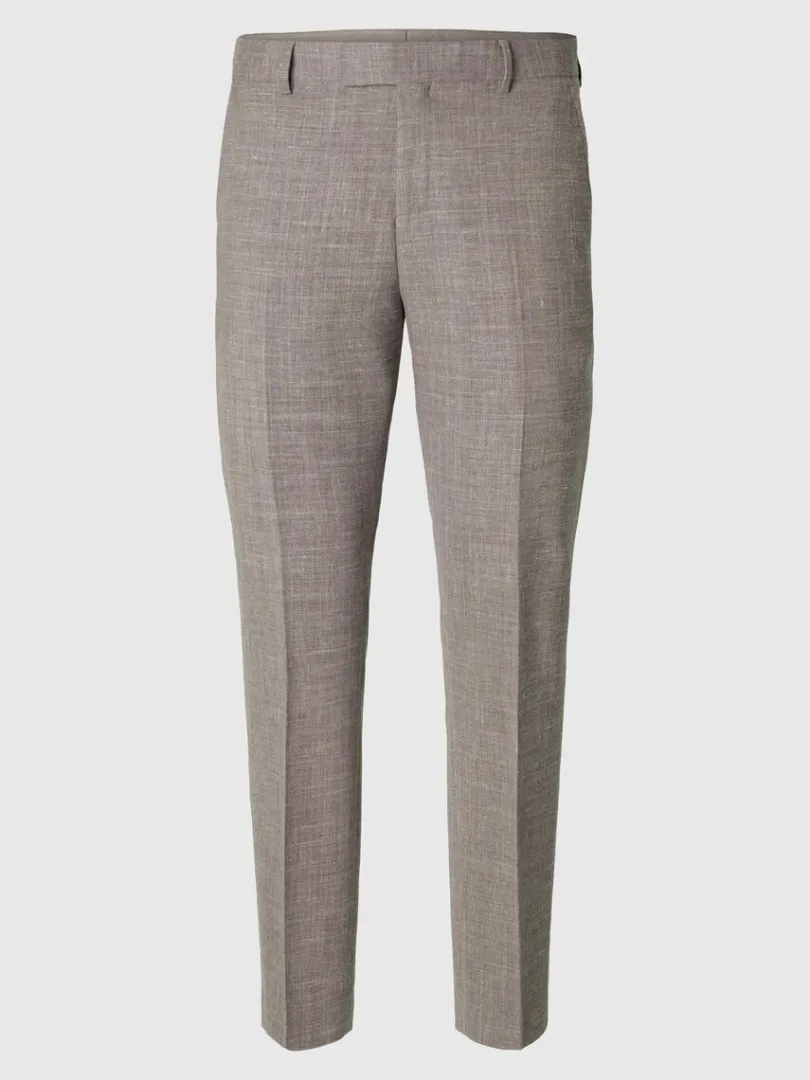 slim_fit_habitbukser_4-8.webp Bukser | Jakkesæt & Blazers>SELECTED SLIM FIT HABITBUKSER Brown