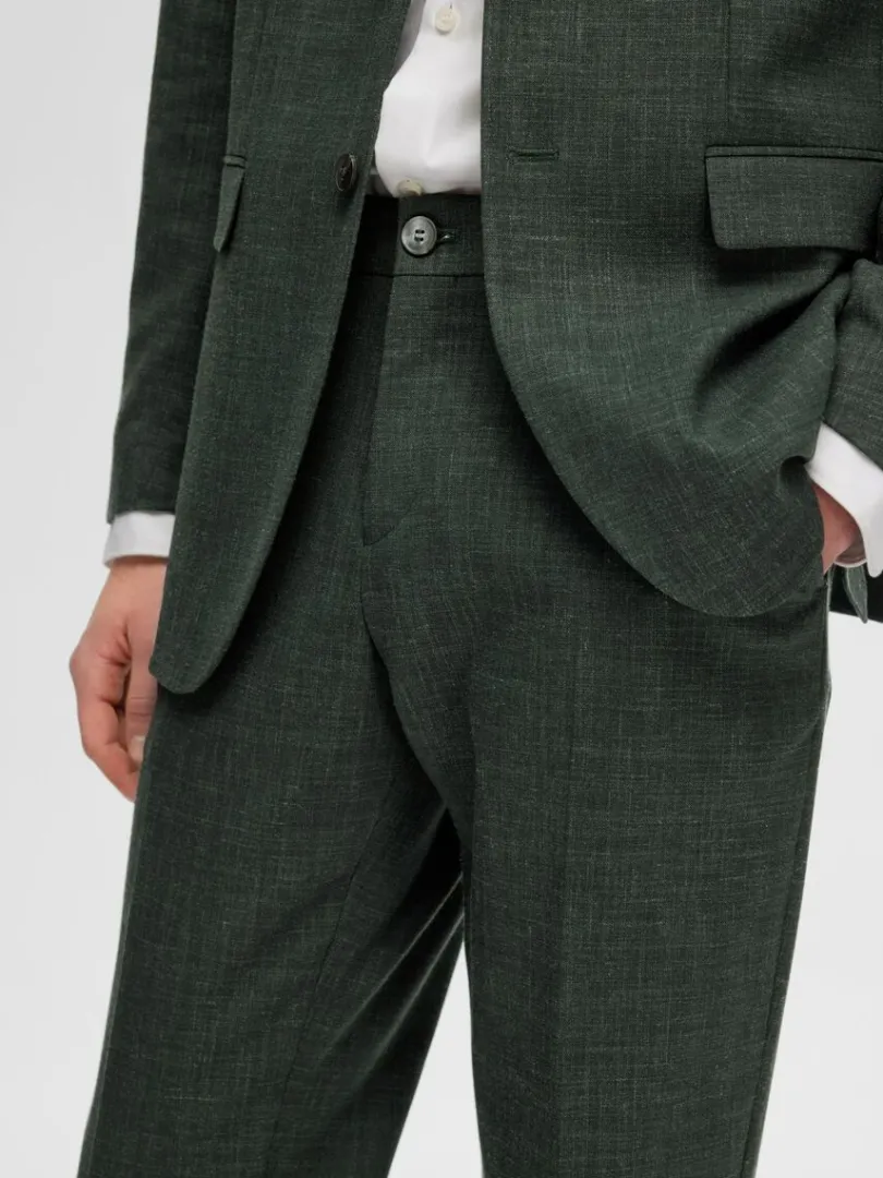 slim_fit_habitbukser_5-3.webp Bukser | Jakkesæt & Blazers>SELECTED SLIM FIT HABITBUKSER Green