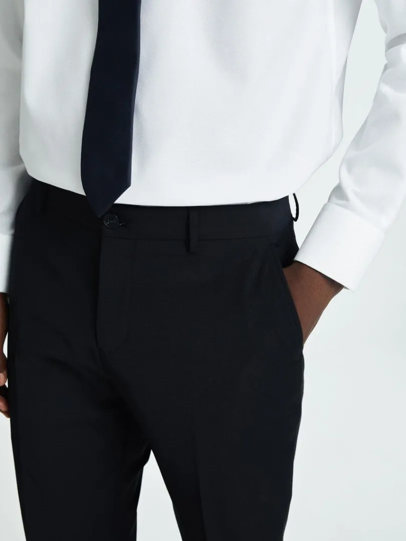 slim_fit_habitbukser_5-5.webp Bukser | Jakkesæt & Blazers>SELECTED SLIM FIT HABITBUKSER Black