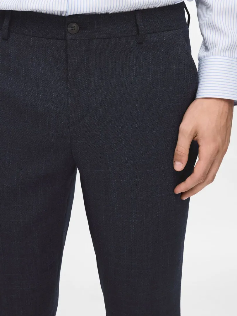 slim_fit_habitbukser_5-7.webp Bukser | Jakkesæt & Blazers>SELECTED SLIM FIT HABITBUKSER Blue