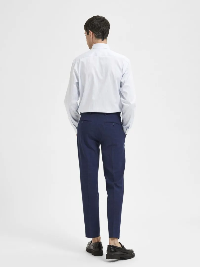 slim_fit_habitbukser_5-9.webp Bukser | Jakkesæt & Blazers>SELECTED SLIM FIT HABITBUKSER Blue