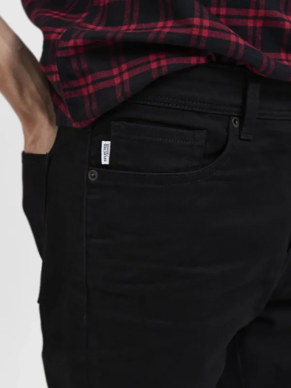 Jeans>SELECTED 175 SLIM FIT JEANS Black
