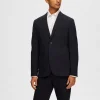 Jakkesæt & Blazers>SELECTED SLIM FIT JERSEY BLAZER Blue