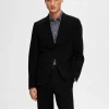 Jakkesæt & Blazers>SELECTED SLIM FIT JERSEY BLAZER Black