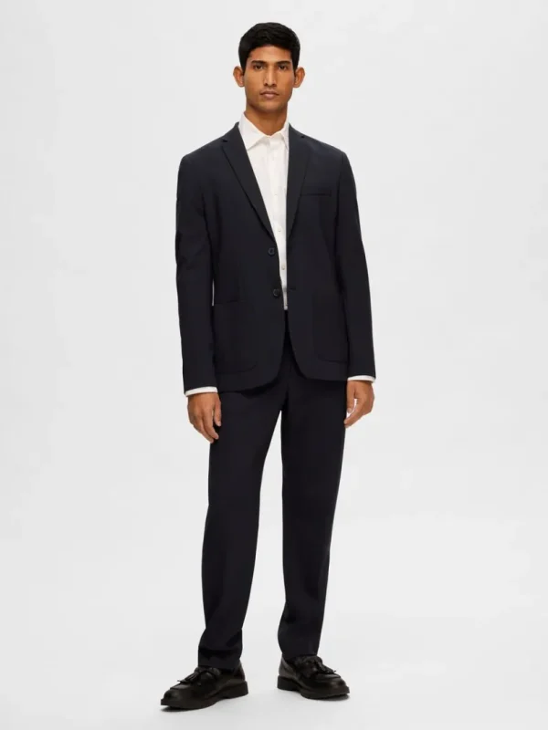 Jakkesæt & Blazers>SELECTED SLIM FIT JERSEY BLAZER Blue