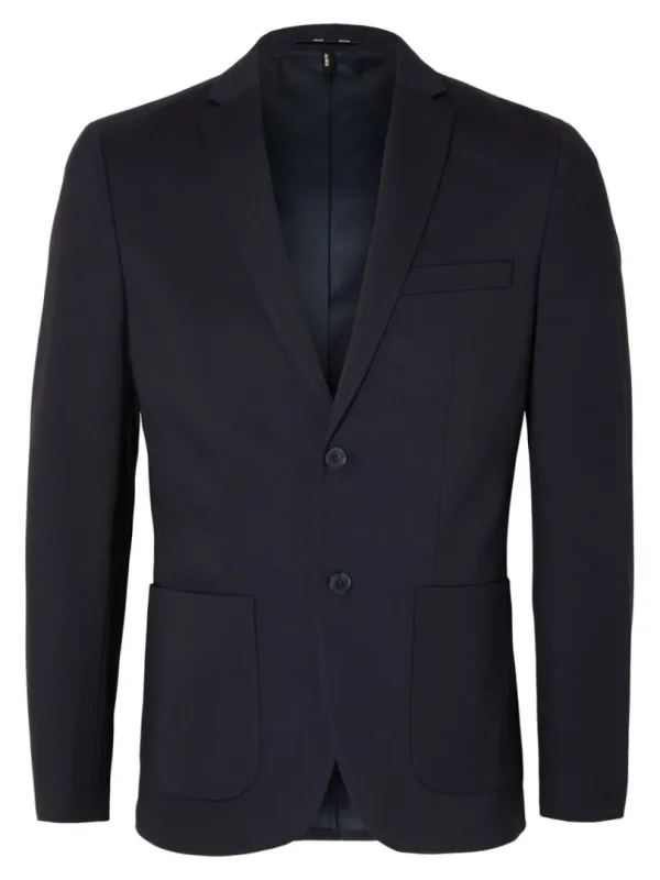 Jakkesæt & Blazers>SELECTED SLIM FIT JERSEY BLAZER Blue