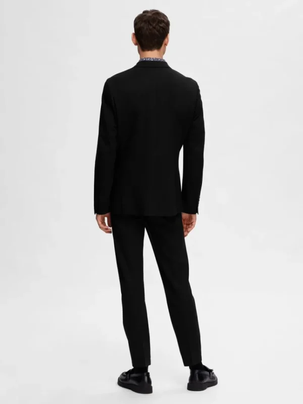 Jakkesæt & Blazers>SELECTED SLIM FIT JERSEY BLAZER Black