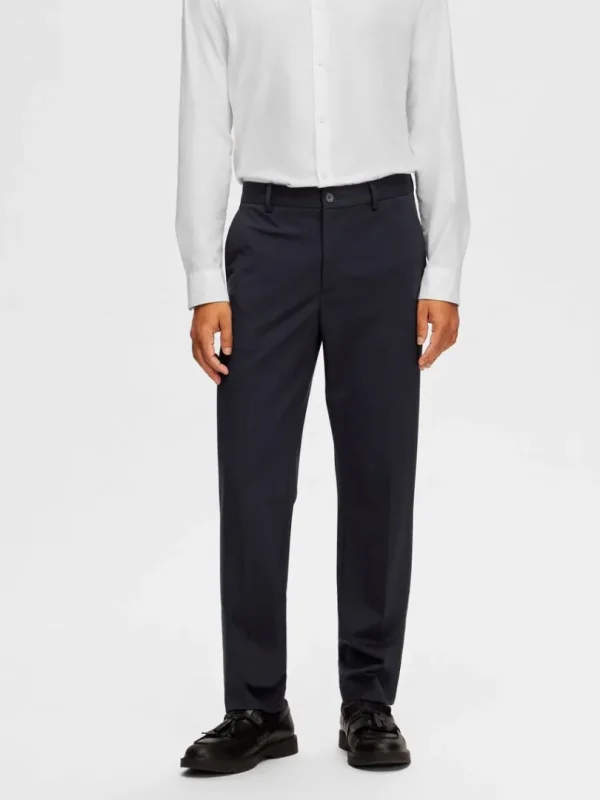 Bukser>SELECTED SLIM FIT JERSEY HABITBUKSER Blue