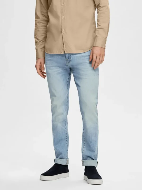 Jeans>SELECTED 175 SLIM FIT LYS VASK JEANS Blue