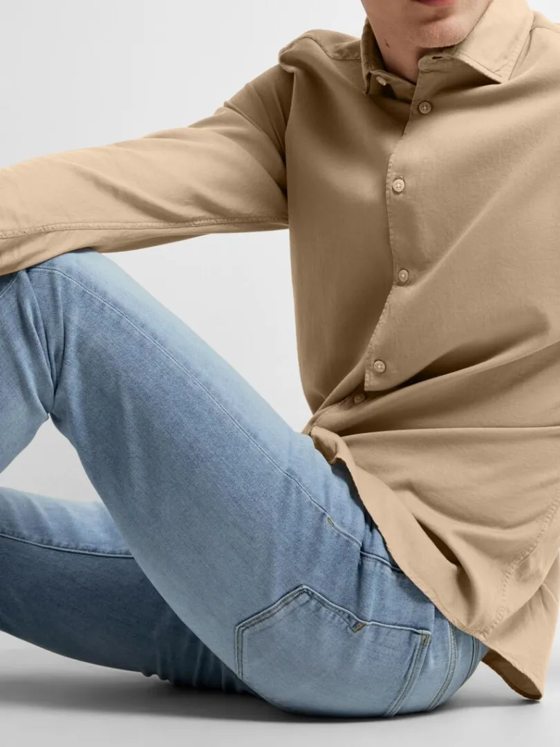 slim_fit_lys_vask_jeans_3.webp Jeans>SELECTED 175 SLIM FIT LYS VASK JEANS Blue