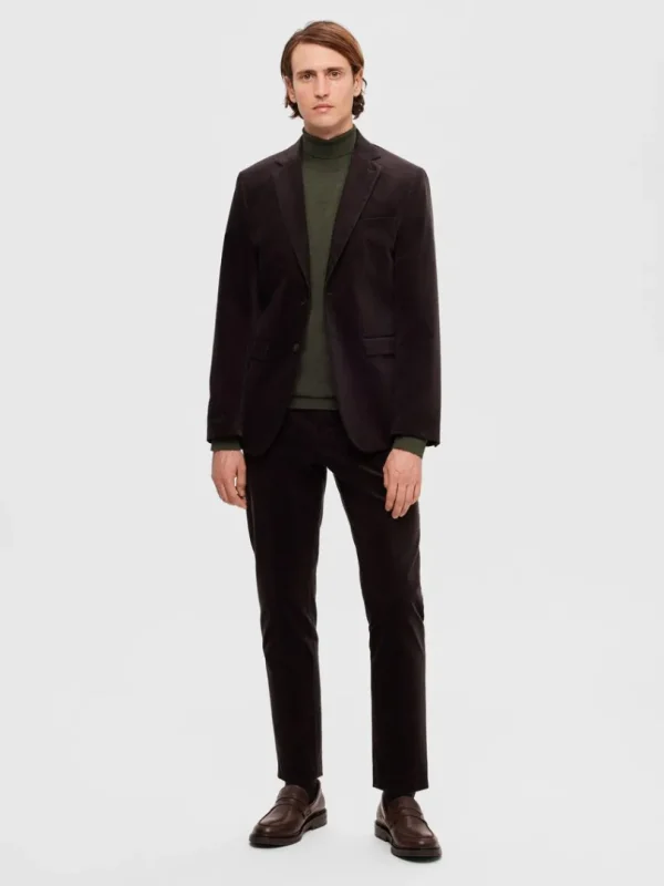 Strik>SELECTED SLIM FIT RULLEKRAVE Green