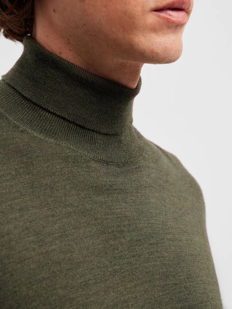 slim_fit_rullekrave_3-1.webp Strik>SELECTED SLIM FIT RULLEKRAVE Green